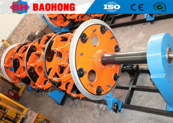 42 + 42/500 Steel Wire Cable Armouring Machine Planetary Gear Type